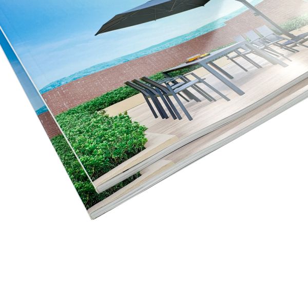 Offset Printing Photo Album Book Sewing Picture Brochures Custom Size