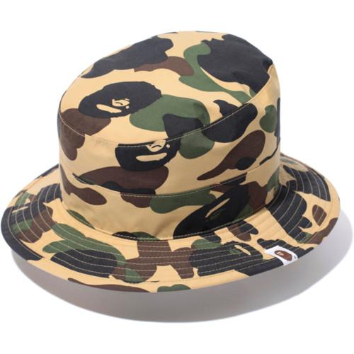 Men's Camo Cotton Bucket Hat For Outdoor Training Buckle Strips Available