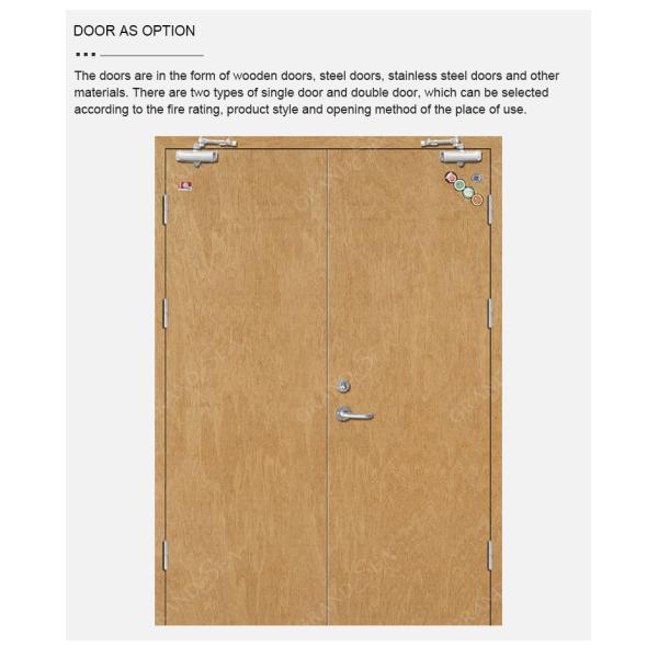 Modern Designed Stainless Steel Door Finished Surface Side Opening for Industrial Workshop Application Factory Supply From China