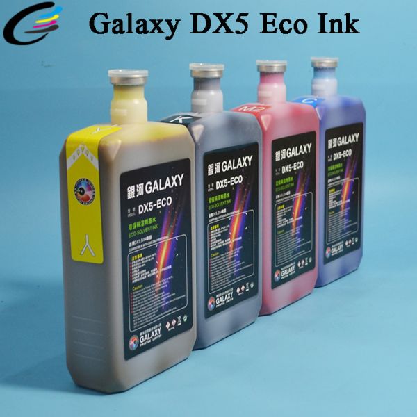 FCOLOR 1000ml Digital Printer Ink DX5 Eco Solvent Ink for Mimaki Galaxy Printer