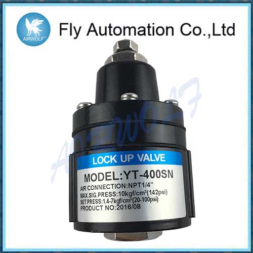 Korea YTC series YT-400SN Lock up valve YT-400S YT-400D Air lock valve NPT 1/4