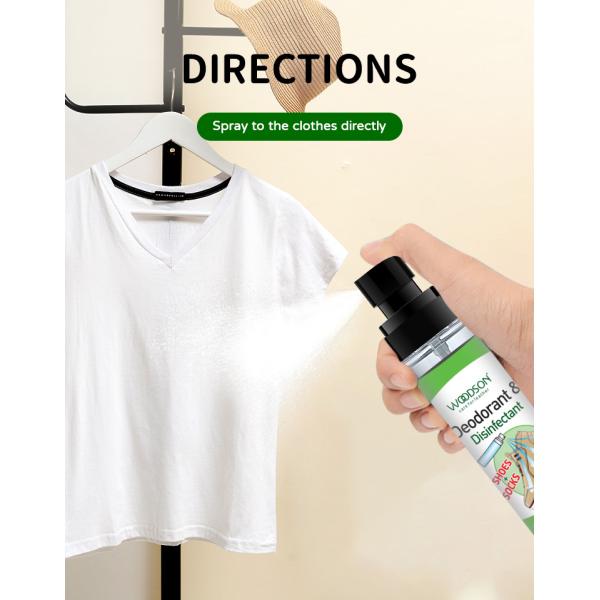 Custom Liquid Shoe Fabric Deodorant Spray Private Label 100 мл