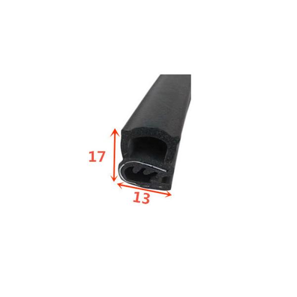 Built-In Rubber Sealing Strip Custom U Shape Edge Trim for Eco-Friendly Steel Sheet