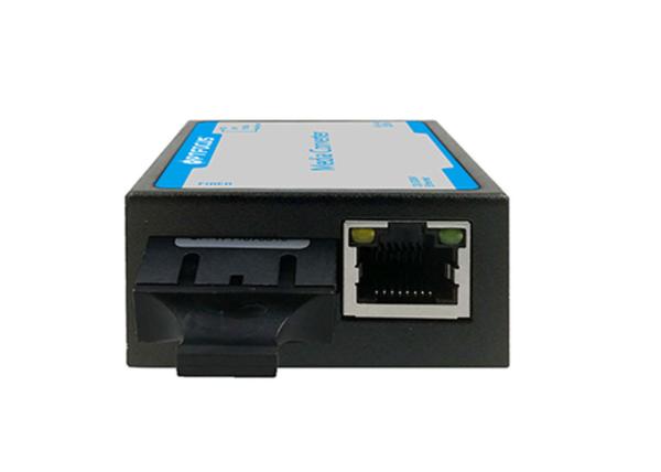 Dual Port Gigabit Ethernet Fiber Media Converter Single Mode 10/100M SM 20KM