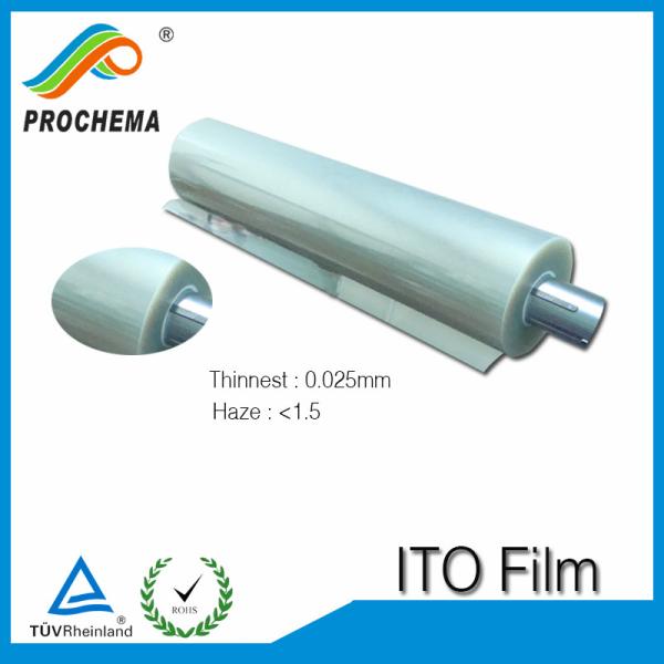 transparent 100ohm ito pet film