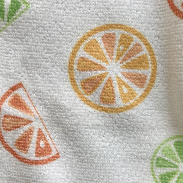 Cute printed microfiber absorbing water kitchen useage dry wipes
