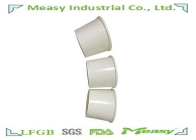 12oz Double PE Coated disposable paper food containers In White For Soup / Salad