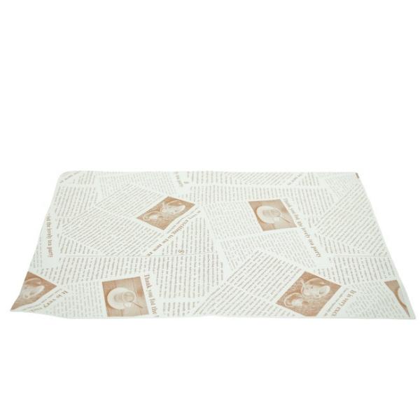Classic Food Grade Printed Sandwich Paper Newsprint Deli Paper