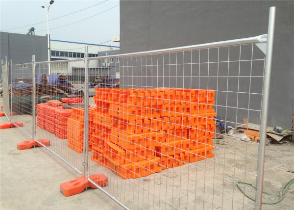 Galvanized Temporary Fence Panel 2.1m*3.3m width OD32mm tubing x 1.5mm wall thick pr-galvanized 14 microns zinc coated