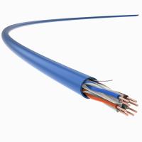 Chaqueta de PVC de cobre desnudo Cable de red CAT6 UTP 23AWG 0.55 mm