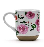 12 oz de piedra madre cerámica tazas de café juego de regalo de San Valentín cerámica 12x8.2x10CM