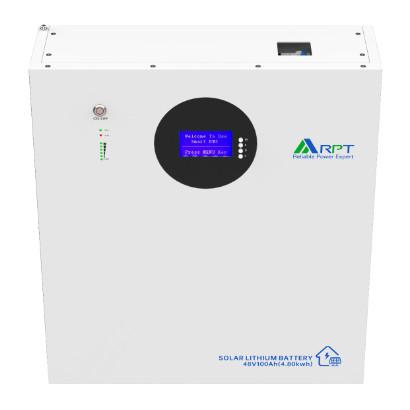 51.2V de tensión nominal de almacenamiento de energía residencial con una capacidad energética de 5,2 KWh y una potencia nominal de 1000 W