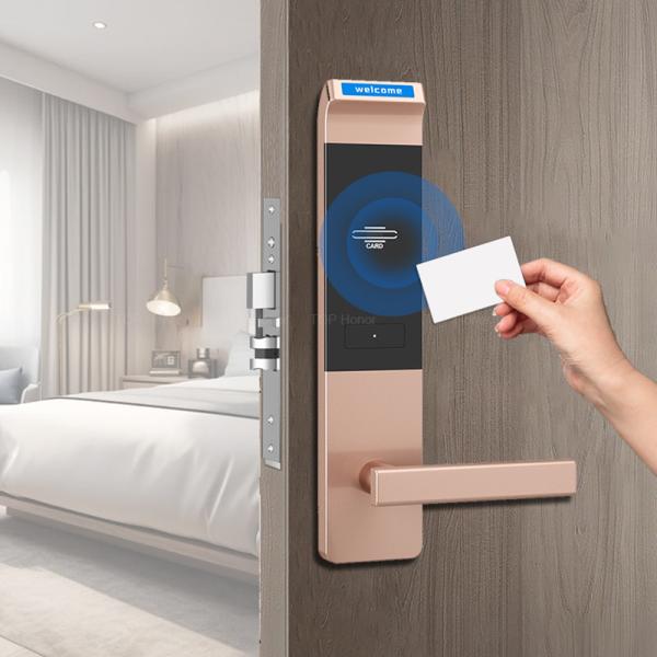 Smart Hotel Bloqueio de porta de cartão de baralho RFID Cartão de aço inoxidável Bloqueio de porta Mortise