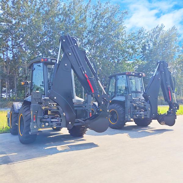 High Quality 4x4 Wheel Loader Compact Versatile Heavy Duty Backhoe Loader