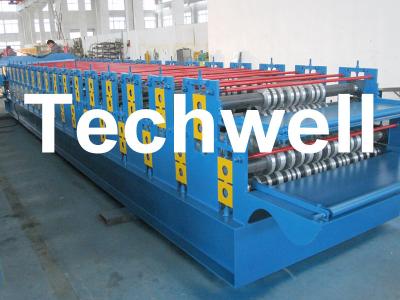0 - 15m/min que forma a dupla camada da velocidade que forma a máquina para os painéis de parede do telhado