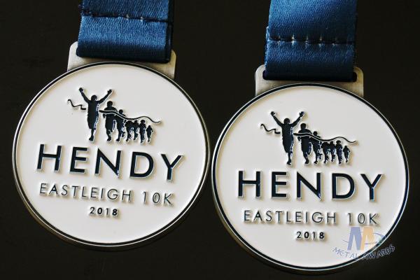 Run Run Or 10K Marathon Custom Award Medals HENDY Sports Logo Filling Soft Enamel