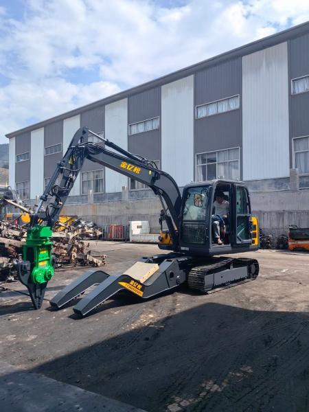 Refractory Brick Removal Steel Slag Cleaning Demolition Robot