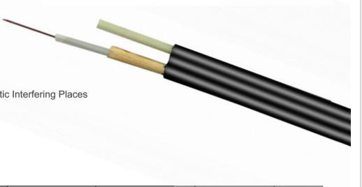 12 Core  Figure 8 Self Supporting Cable GYFXTC8F Outdoor Aerial Optical Fiber Cable
