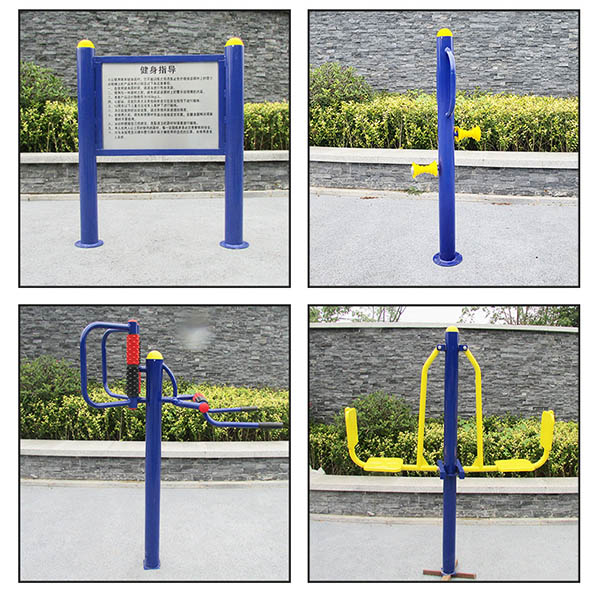 Park Outdoor Gym Equipment For Adults ODM Acceptable Skidproof Crackproof