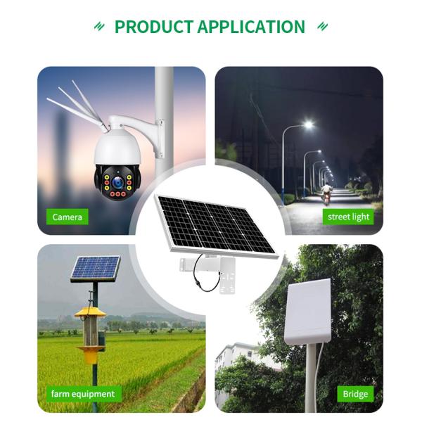 HighFly EU Warehouse Economical High Efficiency 40W 12V 12Ah Cheap Fixed Solar Panel