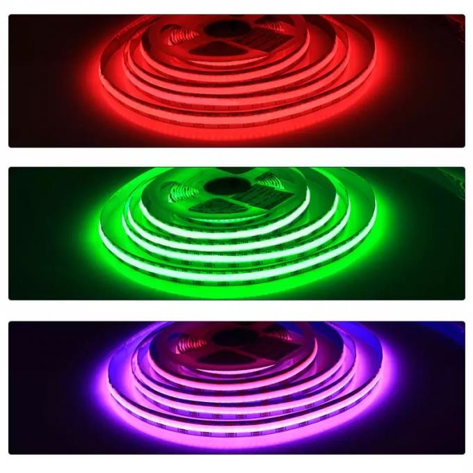 Перестраиваемая практичная светодиодная лента RGB COB 10M 2700K-6500K CCT Водонепроницаемая