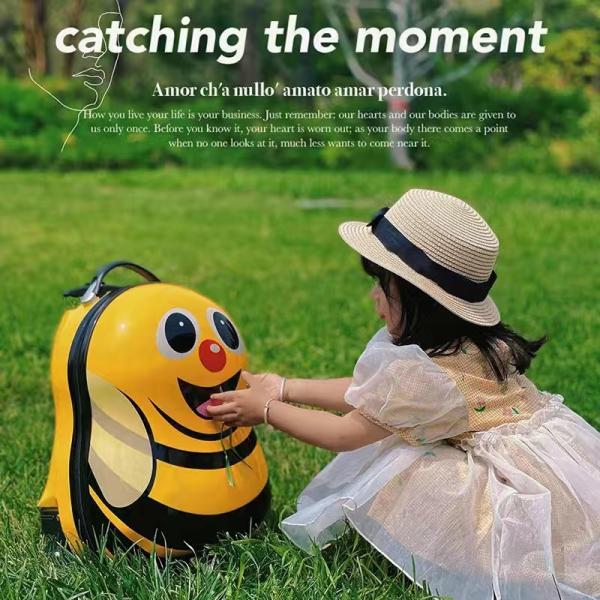 Polyester ABS PC Luggage Zipper Closure Durable Travel Suitcase