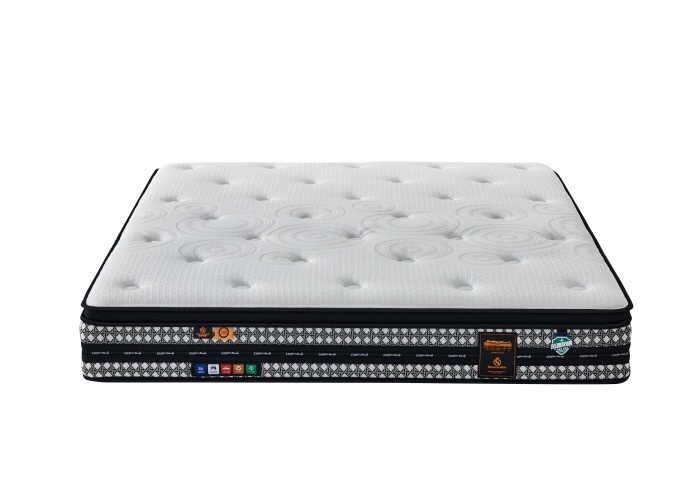 Dual Spring Mattress Mini Coils Pocket Spring Mattress Ice Silk Cooling Cover