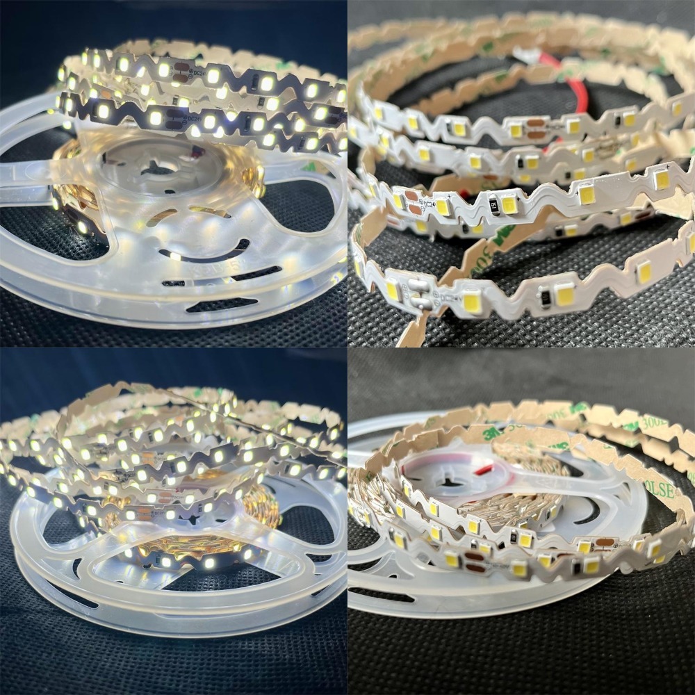 24V Zigzag Adhesive Tape Led Strip Light 72led/m for Signage Letters