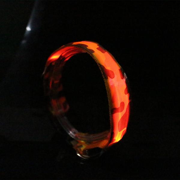 Safety Light Glow Pets Dog Collar Lead / Illuminated Led Glowing Dog Collar