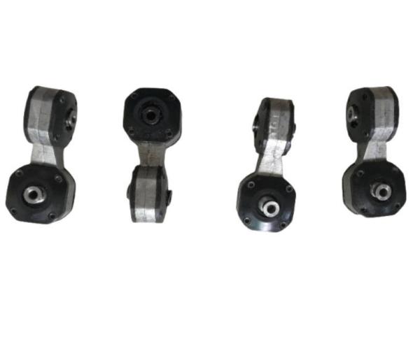 Weft Needle Connecting Rod For Hook And Loop Loom