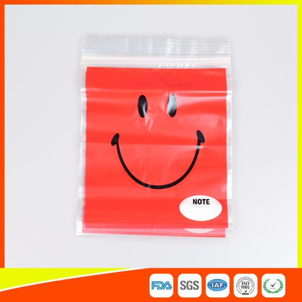 OEM Custom Printed Ziplock Bags Plastic Grip Seal Poly Bag With Heat Seal