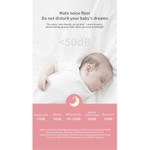 USB Port BPA Free Wearable Electric Breast Pump Remote Control Hands Free Electric Breast Pump