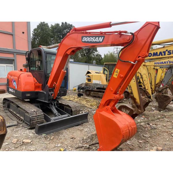 6 Ton Mini Size Used Excavator Used Doosan Dx60 6000KG 0.21m3 Bucket Capacity