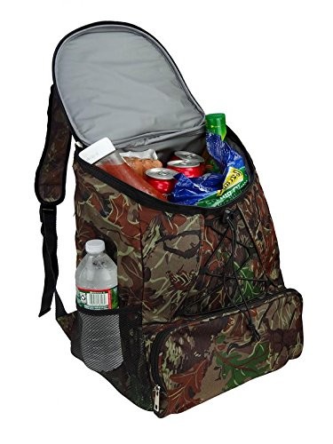 Large Padded Waterproof Backpack Cooler / Womens Collapsible Travel Cooler