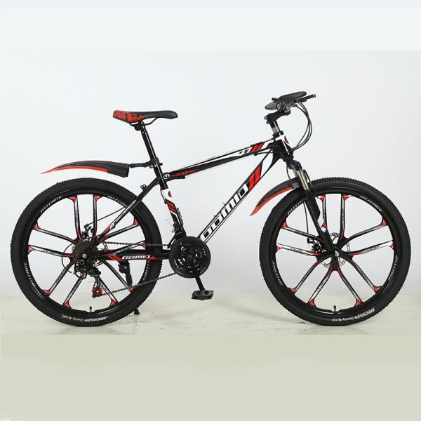 21 24 27 Speed High Carbon Steel Mountain Bicycle with Thicken Cross-Country Tire Carton Size 132*19*72cm