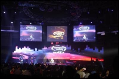 Customized 5m X 3m Concert Stage Background LED Display Screen Hire Full Color