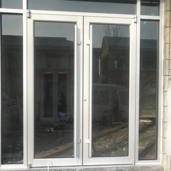 Bathroom Glass Door Aluminium Alloy Spring Door for Custom Projects