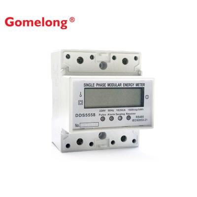 Single Phase Two Wire 35Mm Din Rail Mounted Smallest Size Energy Meter Electrical Meter
