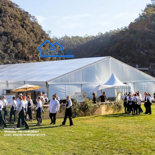 Durable Custom Wedding Event Tent , Large Marquee Tents CE Certified A House Tent Wedding Marquee Tent