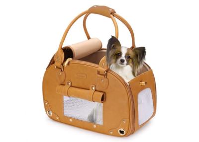 cão acolchoado macio portátil Cat Leather Handbag Foldable do curso 45L