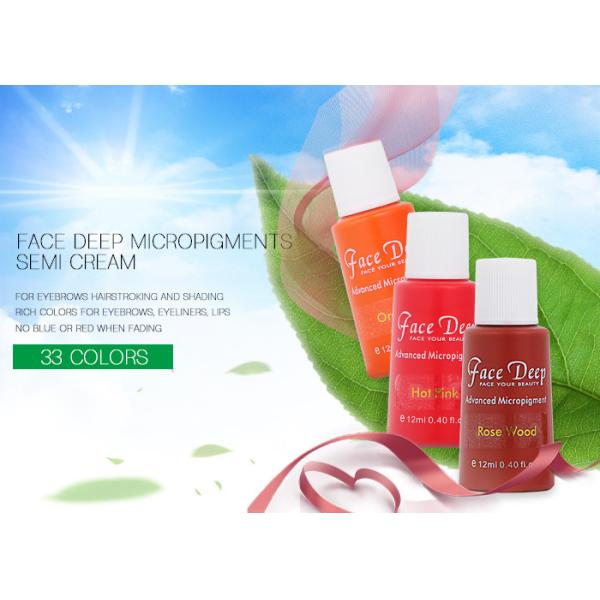 Permanent Makeup Eyebrow Tattoo Ink For Eyebrow / Eyeliner / Lip Body Tattoo Art 8ML/BOTTLE