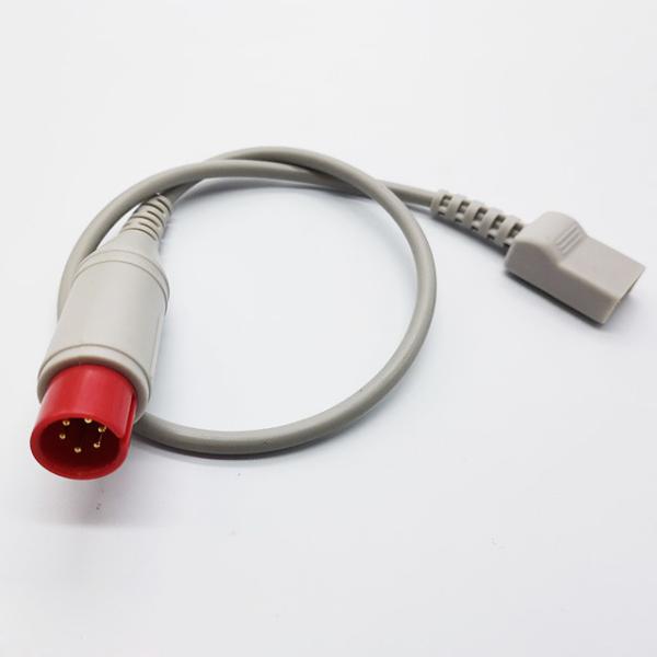Spacelabs, IBP Adaptor cable to Utah transducer ,6 Pin China Medical sensor