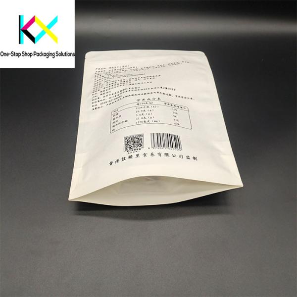 OEM ODM Matte Digital Printed Stand Up Pouches Moisture Proof With Clear Window For Snack Food