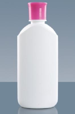 White150ml PE Plastic Shampoo Bottle Flip Over Cover Medical Grade
