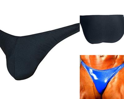 Elastic Closure Mens Bodybuilding Posing Suits 85% Nylon 15 % Lycra Material