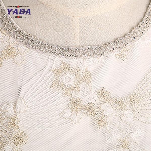 Lady new model fashion lace embroidery frock modern lady short fat women girls sexy night dress photos sale