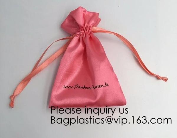 Gift Wedding Satin Favor Bags,Luxury Satin gift Drawstring Bags,Drawstring Bag For Ring,Cosmetic Bag , Make Up Bag pack