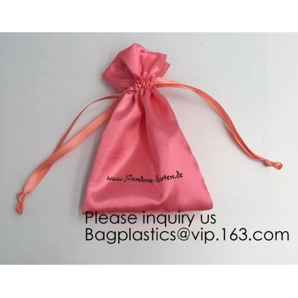 Gift Wedding Satin Favor Bags,Luxury Satin gift Drawstring Bags,Drawstring Bag For Ring,Cosmetic Bag , Make Up Bag pack