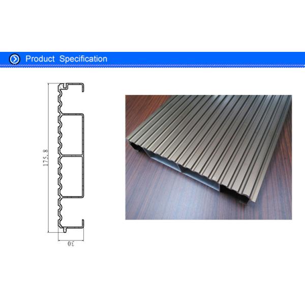 Interlocking Anodized Waterproof Aluminum Decking Boards Materials 6000 series Grade