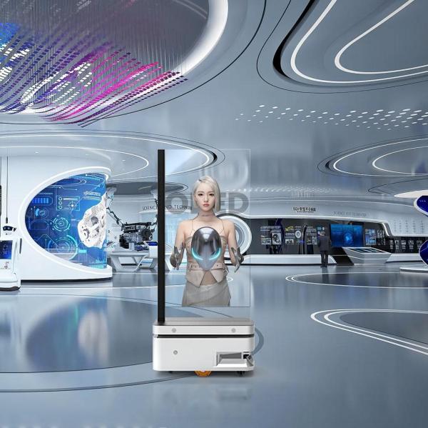 AI Digital 55 Inch See Through Oled Screen Human Body Screen Suitable For Commercial Display